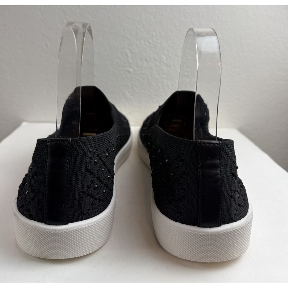 White Mountain Upbringing Womens Black Bling Slip On Sneaker 11 Comfort Shoe Y2K - Picture 8 of 9